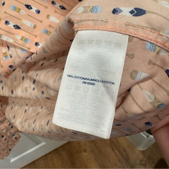 Lands End patterned button down - size XL Tall - Picture 4 of 4